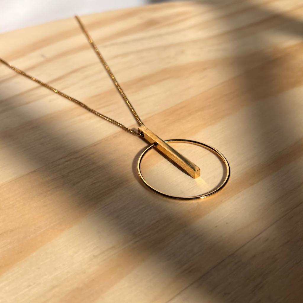 Golden Axis Necklace