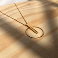 Golden Axis Necklace