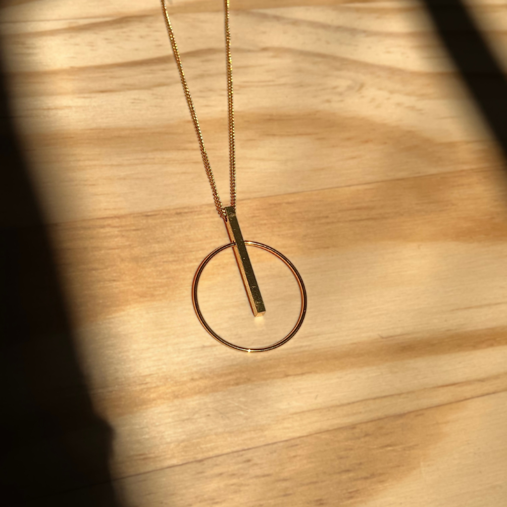 Golden Axis Necklace