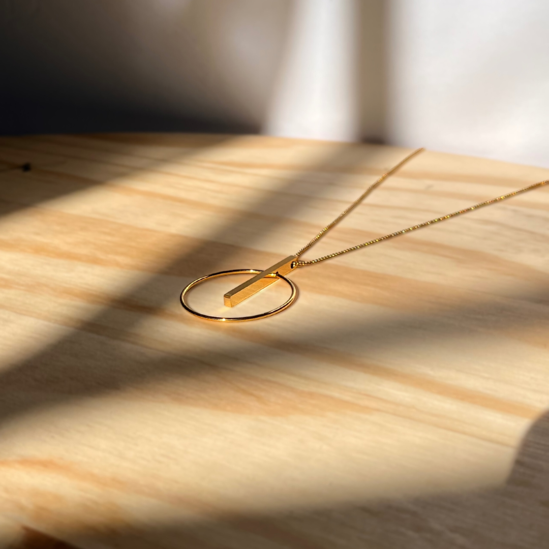 Golden Axis Necklace