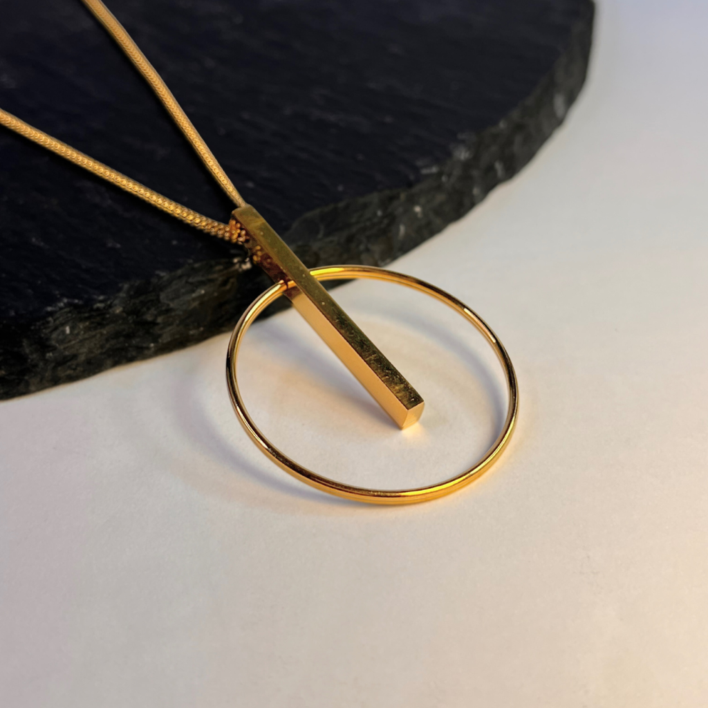 Golden Axis Necklace