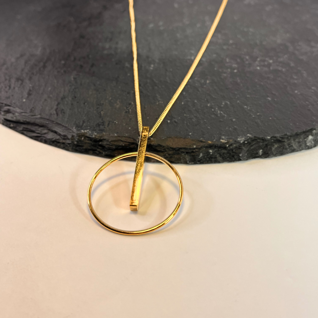 Golden Axis Necklace
