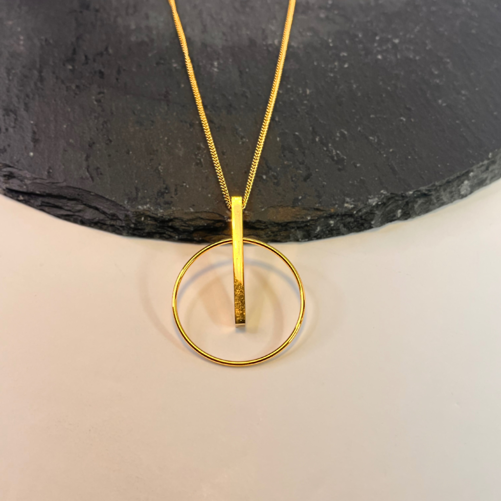 Golden Axis Necklace