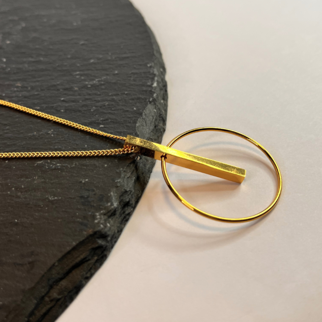 Golden Axis Necklace