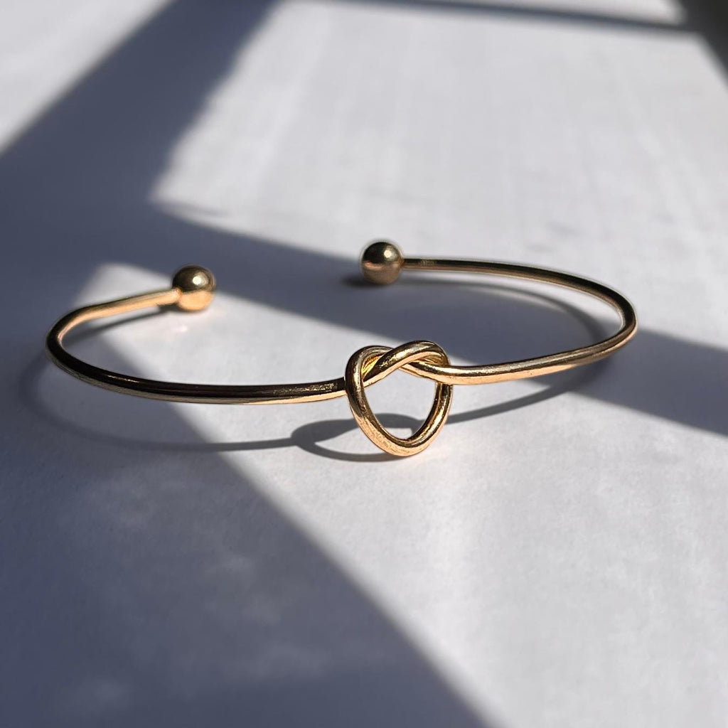 Gold Knot Bangle