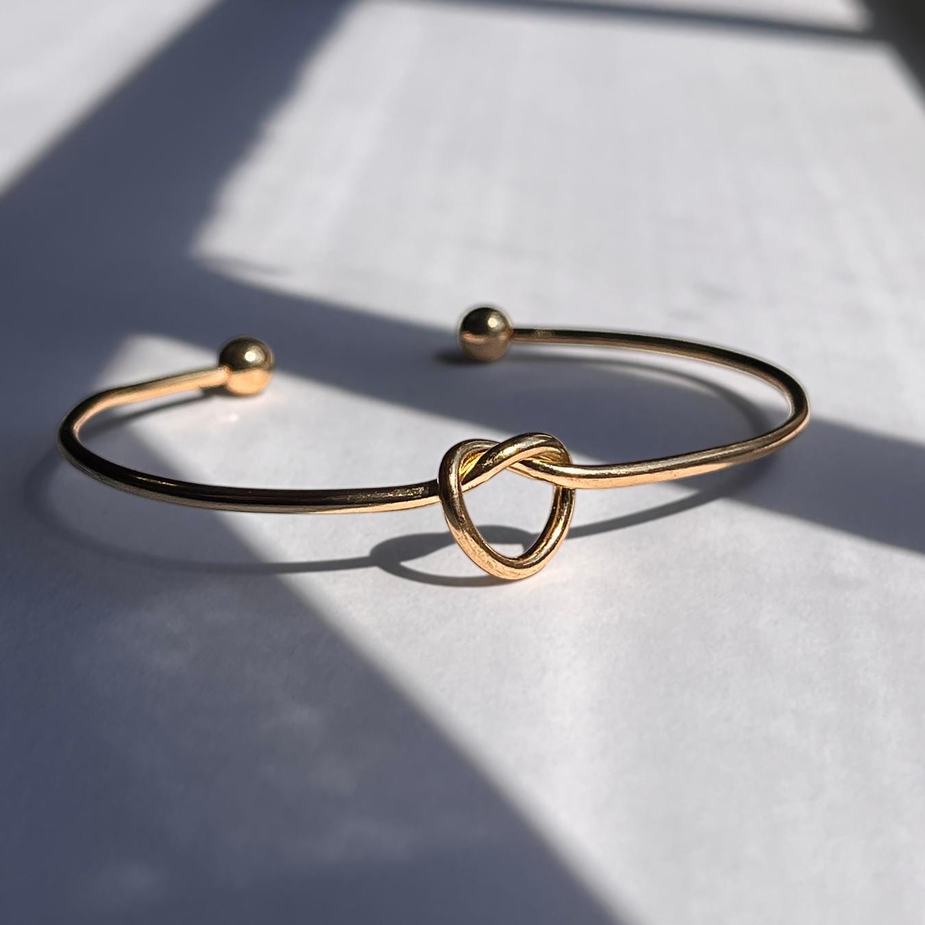 Gold Knot Bangle