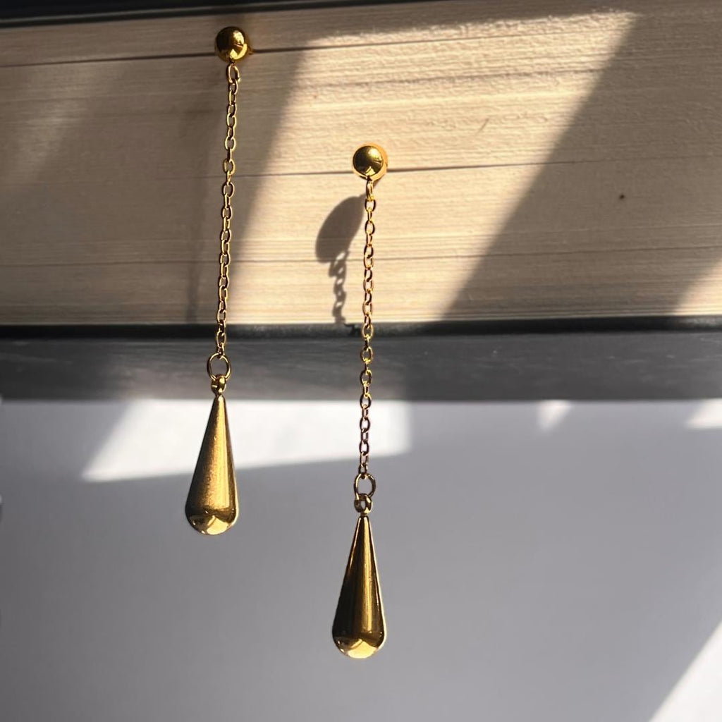 Gold Drop Earrings