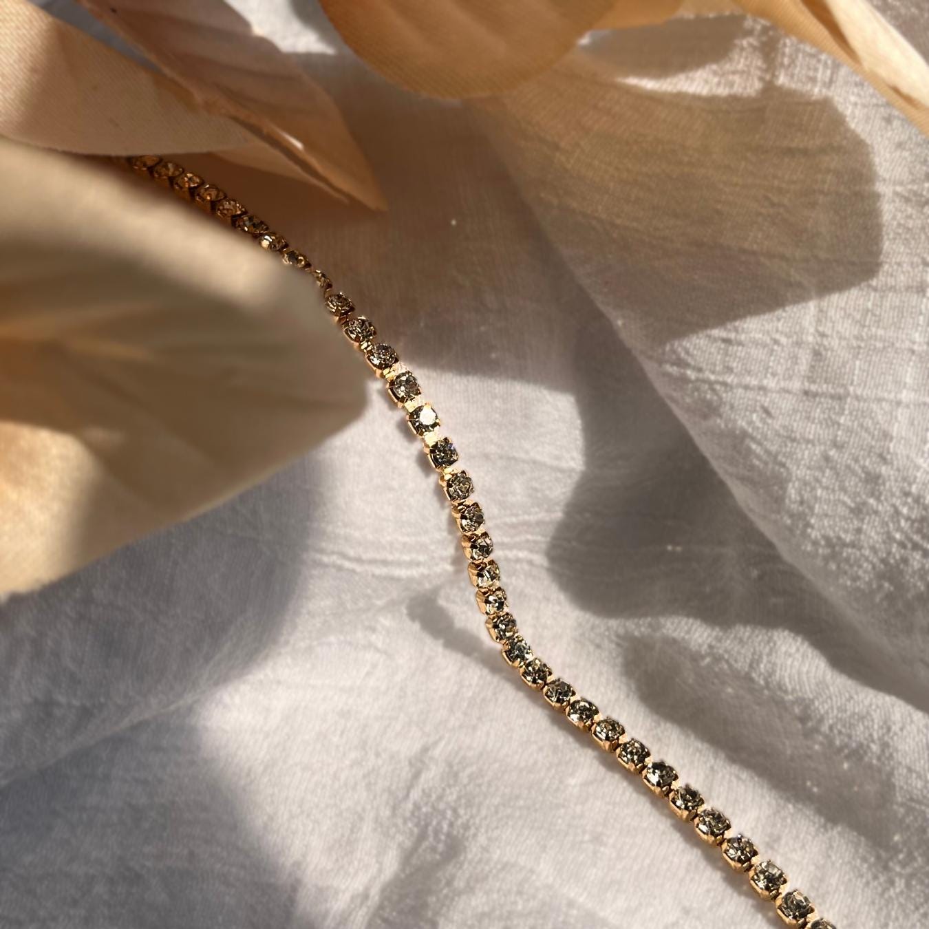Gold Moissanite Tennis Bracelet