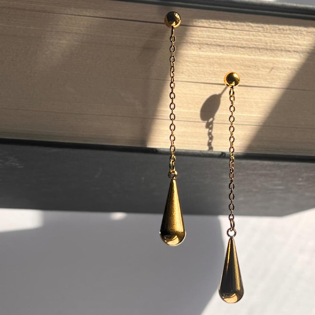 Gold Drop Earrings