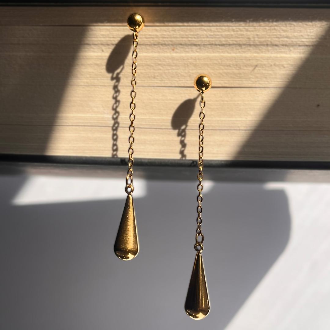 Gold Drop Earrings