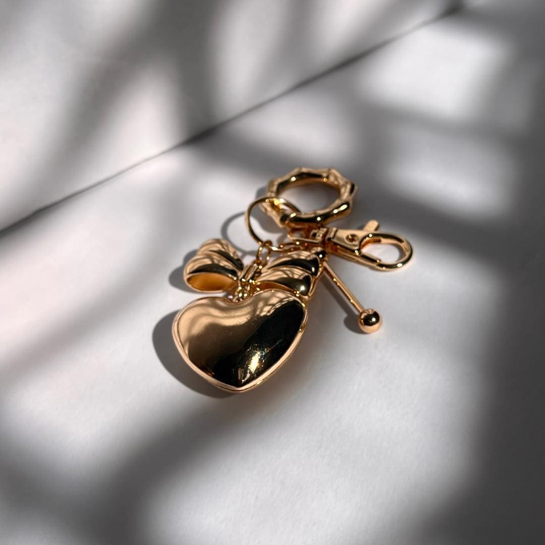 Heart Bag Charm Keychain