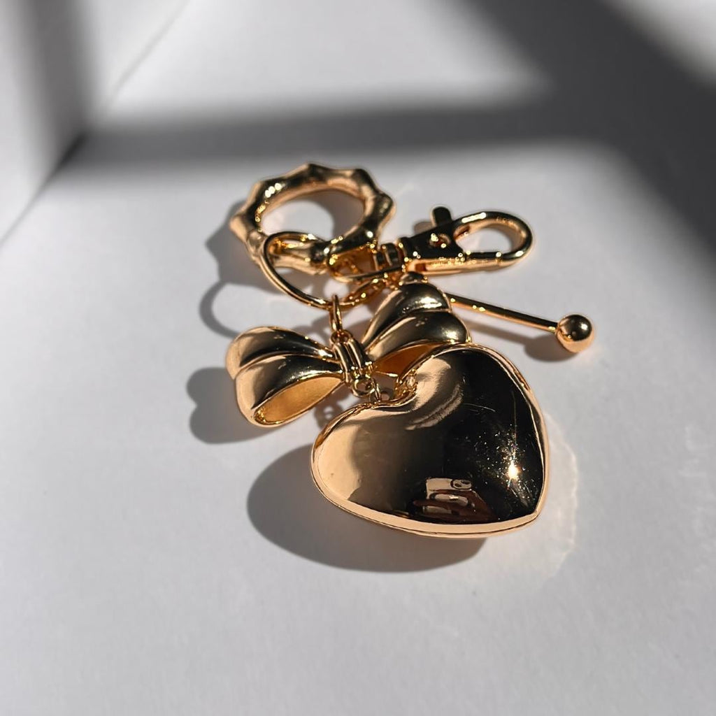 Heart Bag Charm Keychain