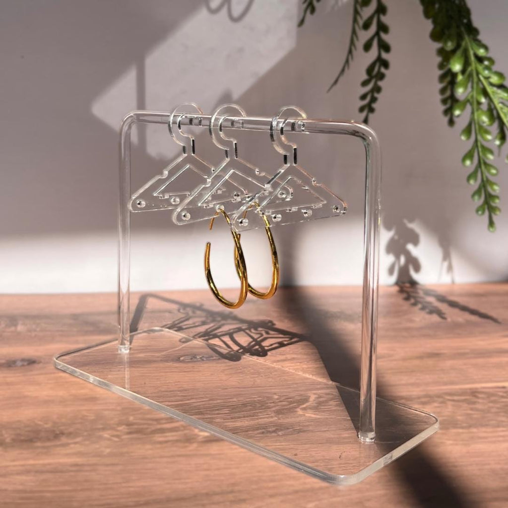 Golden Arc Earrings – Minimalist Gold Statement Hoops | Elegant Everyday Jewelry