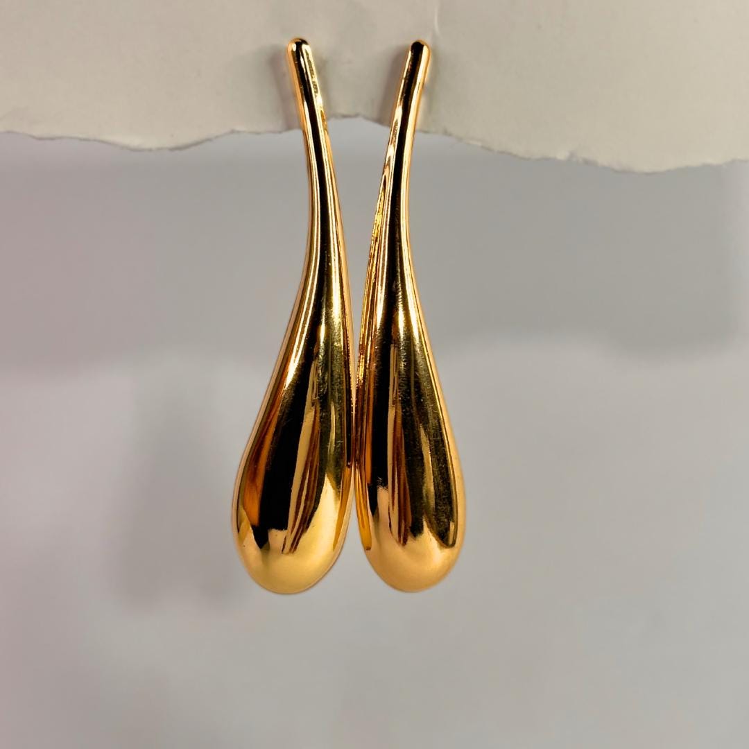 Gold Aurielle Drop Earrings