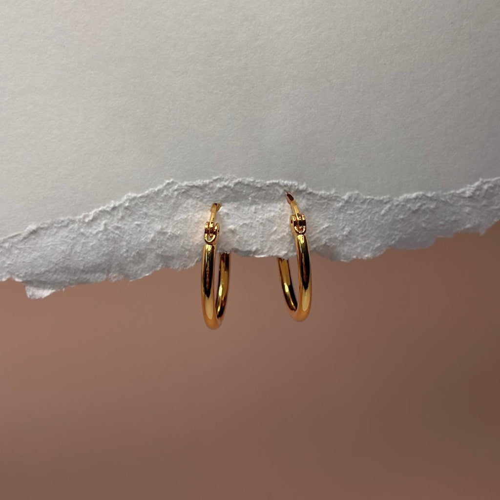 Small Gold Hoop Earrings