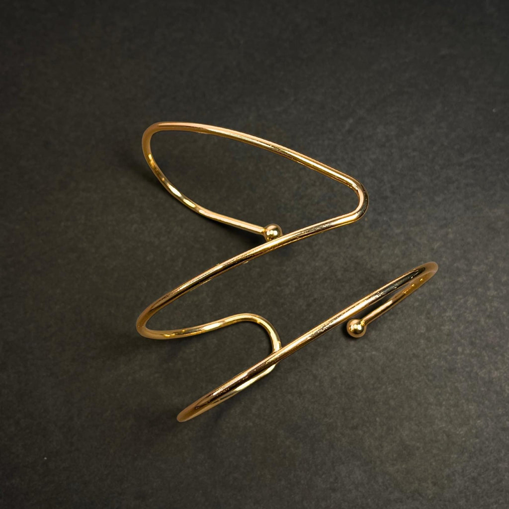 Gold Hand Bangle Bracelet