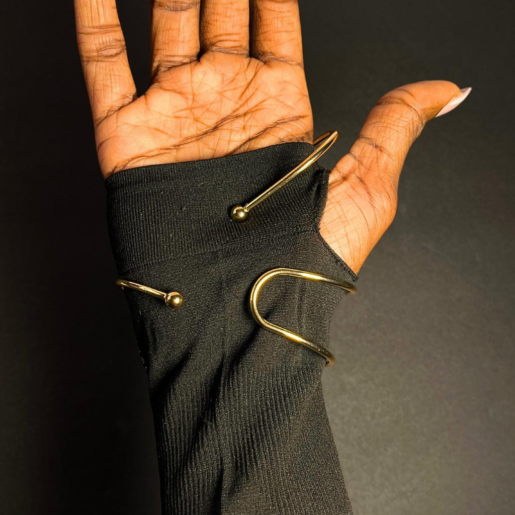 Gold Hand Bangle Bracelet