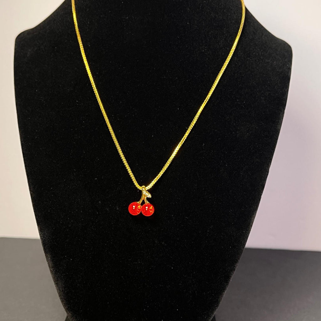 Cherry Pendant Necklace