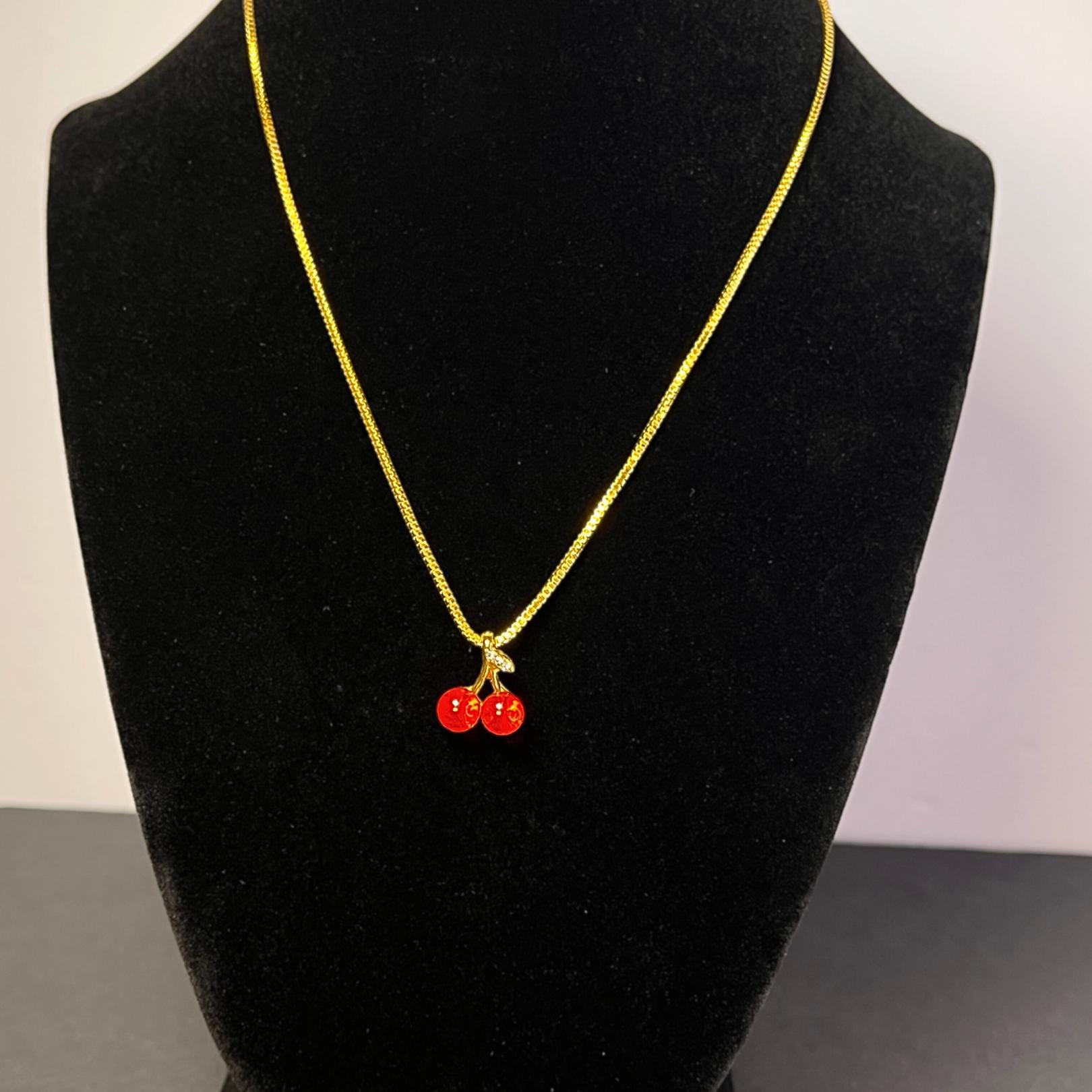 Cherry Pendant Necklace