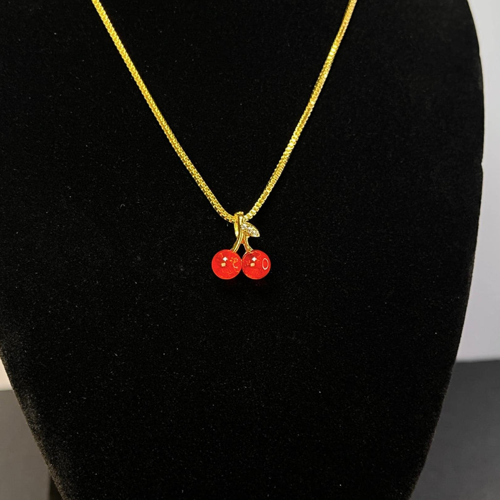 Cherry Pendant Necklace